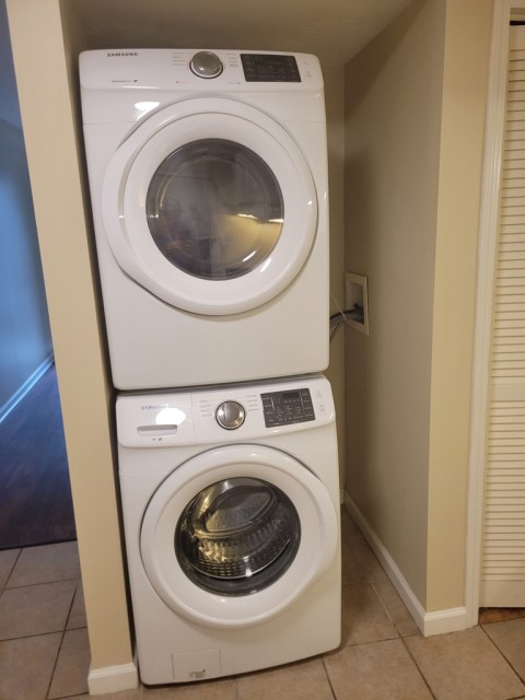New washer and dryer