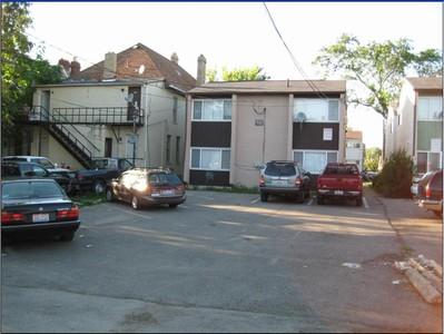 Back of Building with Parking