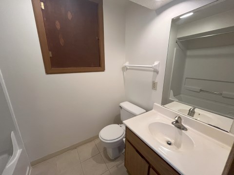 Basement bathroom