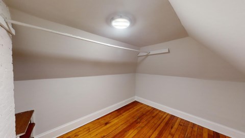 One of the bedrooms has a huge walk-in closet!
