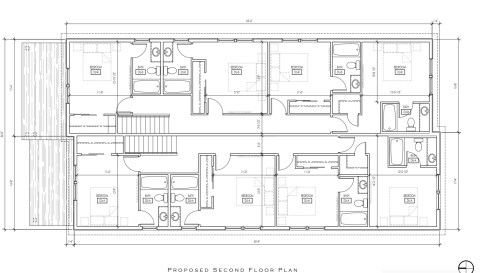 Second floor layout plan