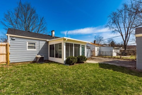 Beautiful private back yard and sun room!