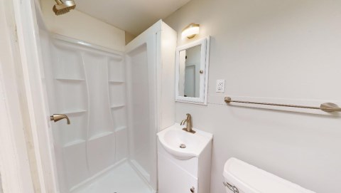 TWO FULL SIZE BATHROOMS! AND ONE HALF BATH!