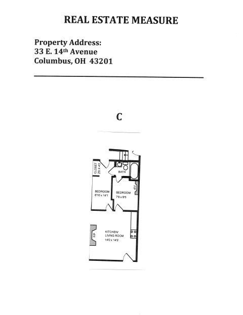 APARTMENT C - Large BEDROOM and great room