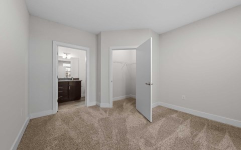 Walk-In Closet and Bedroom