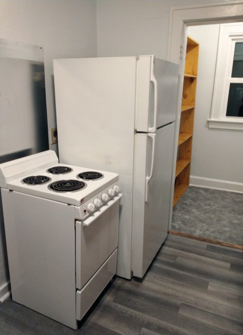 Refrigerator and stove