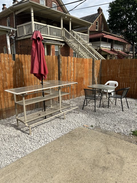 Fenced outdoor space 2