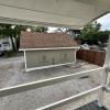 Back porch and garage