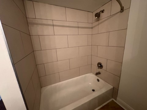 Renovated bathroom