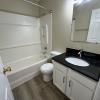 Renovated bathroom w/ new bathtub, surround and vanity with granite countertopsoooom