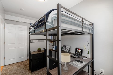 Bedroom with Bedframe Included!