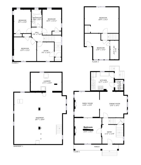 Floor plan layout of entire house!