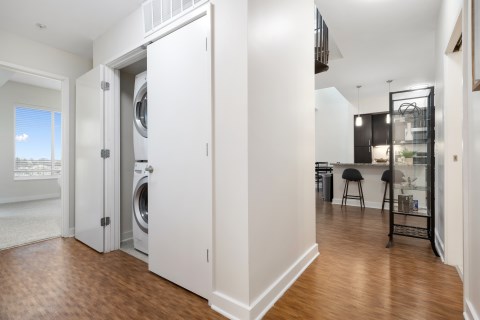 Each space comes with in-unit washer & dryers!